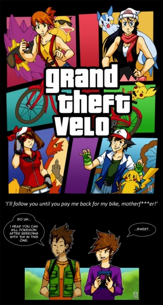 Pokemon   Grand Theft Velo by chensterrain