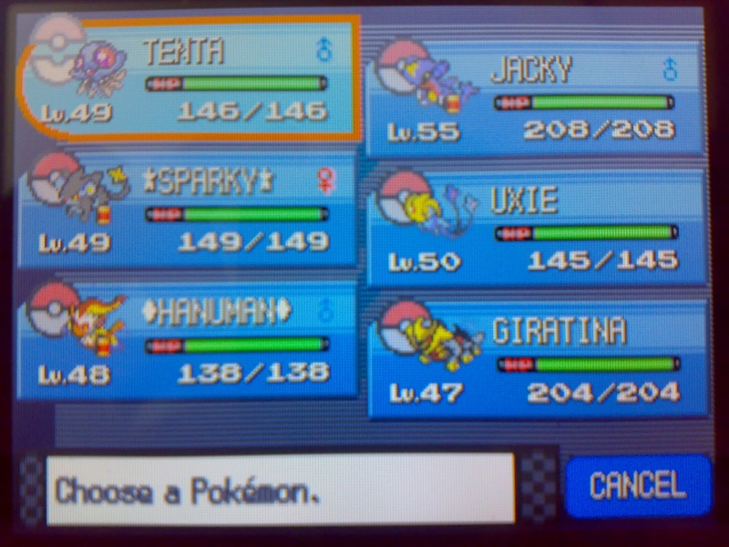 My crappy sorta unprepared team that won the Platinum League